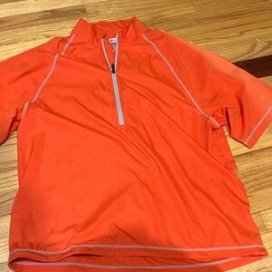 Men's Bright Orange Rash Guard by cbos